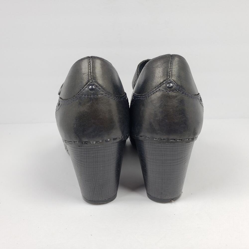 Dansko Nevin Womens Size EU 40 US 9.5-10 Black Leather Mary Jane Steampunk Shoes - Picture 7 of 12